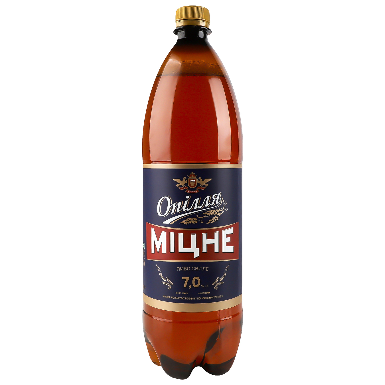 Light beer Opillya Mitsne 7% 1l plastic bottle