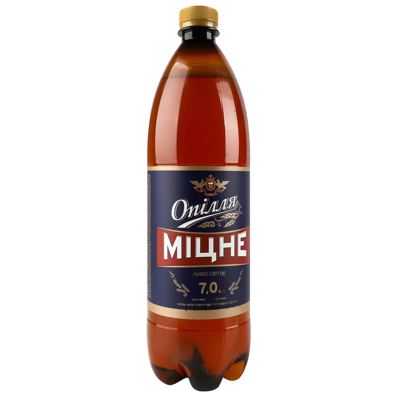 Light beer Opillya Mitsne 7% 1l plastic bottle 2