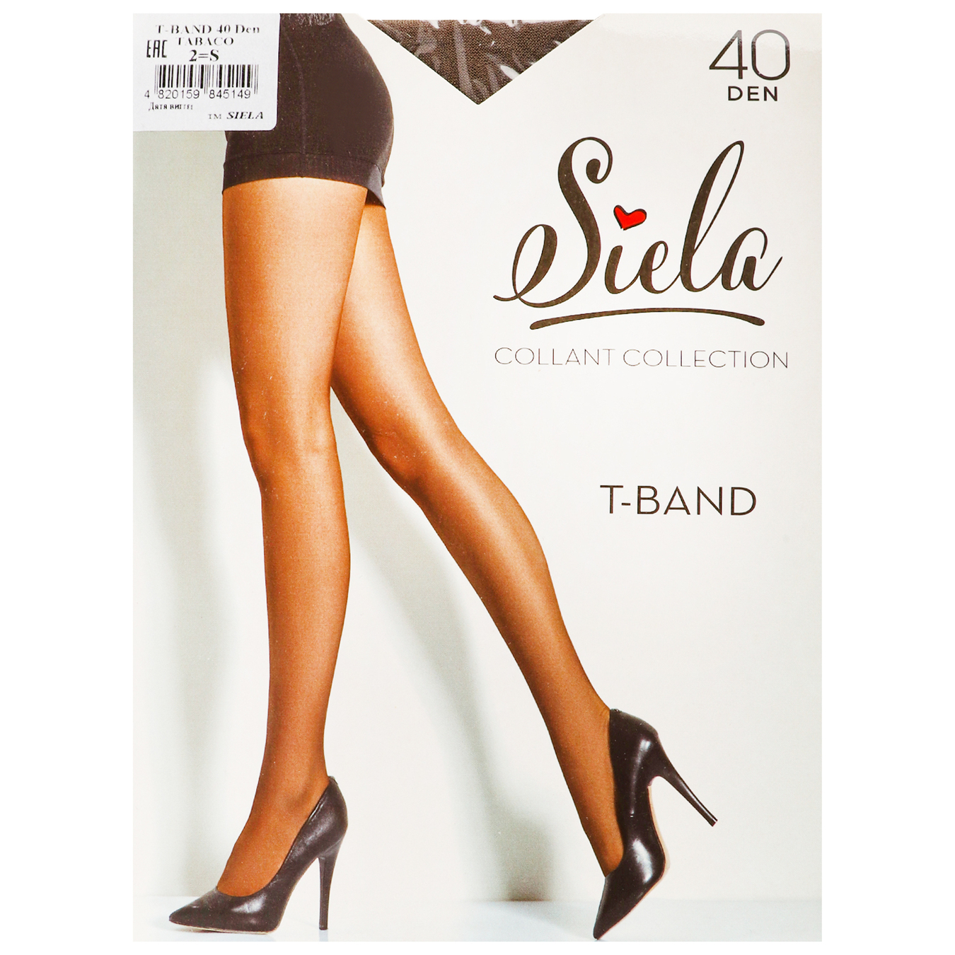 Women's tights Siela T band 40 den tabaco size 2