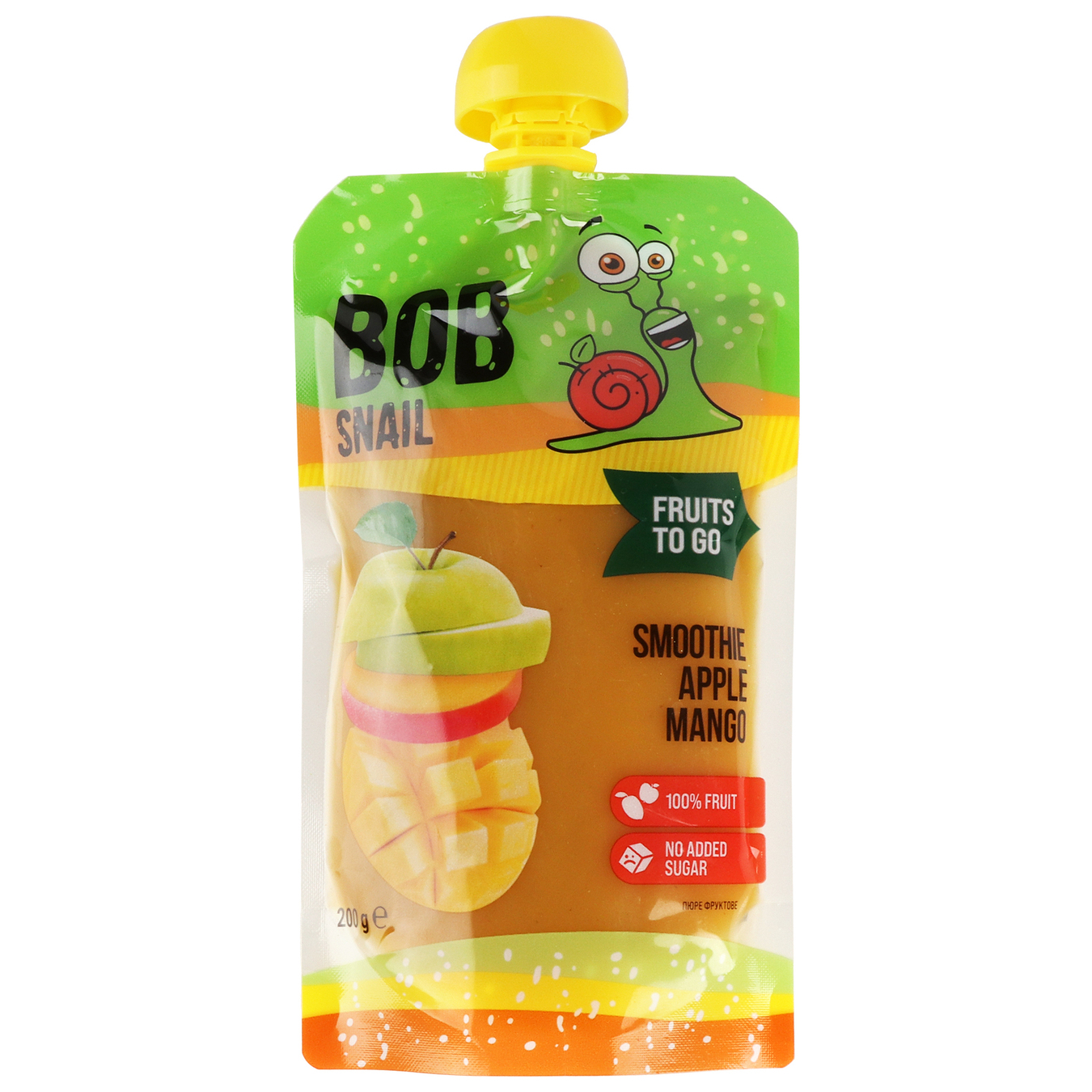 Смузі Bob Snail яблуко-манго 0,2л д/п