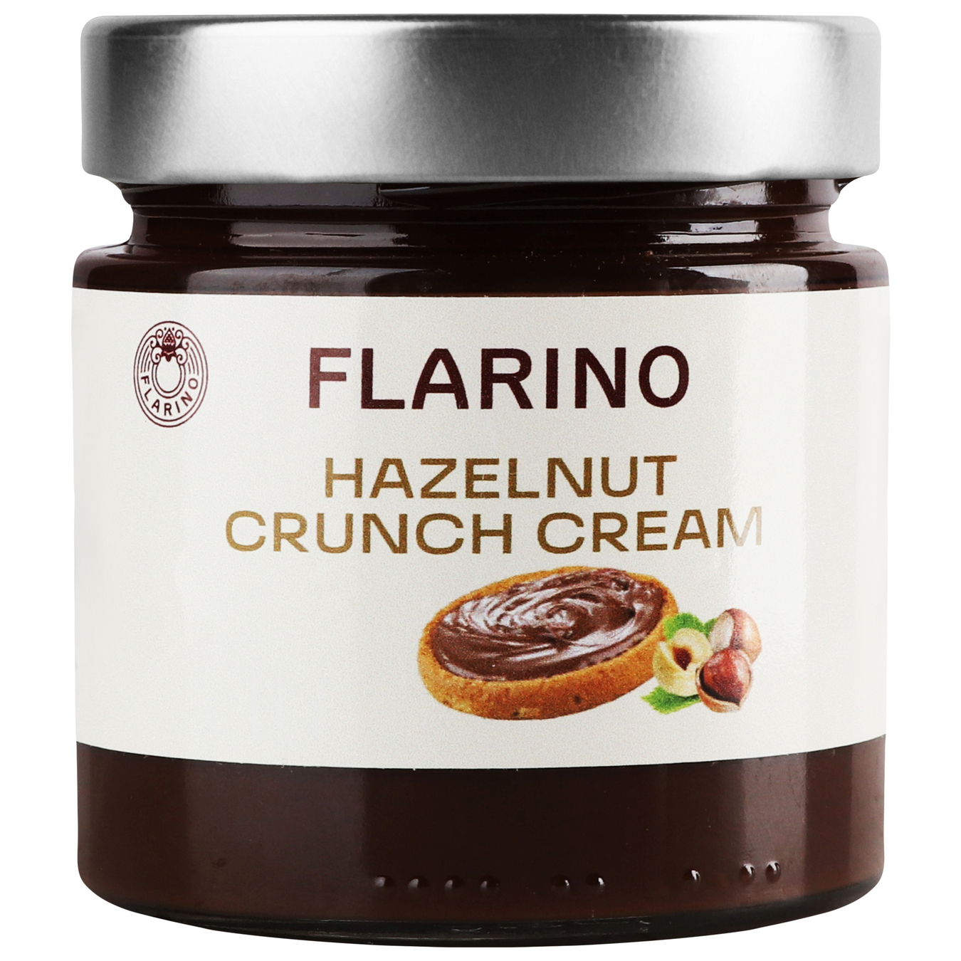 Flarino hazelnut paste with the addition of cocoa and caramelized chopped hazelnuts 200g