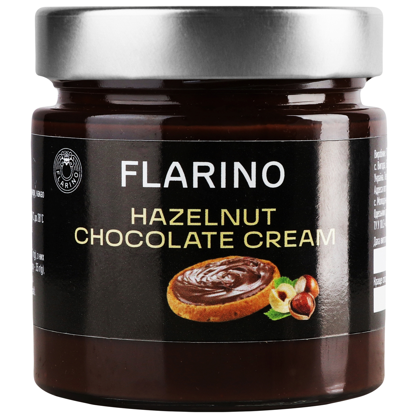 Фундучна паста Flarino з додаванням какао та тростинного цукру 200г
