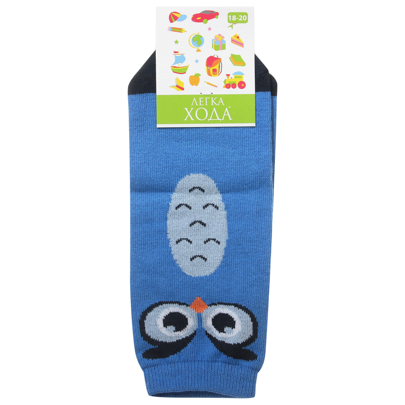 Шкарпетки дитячі Легка хода 9212 волошковий розмір 18-20