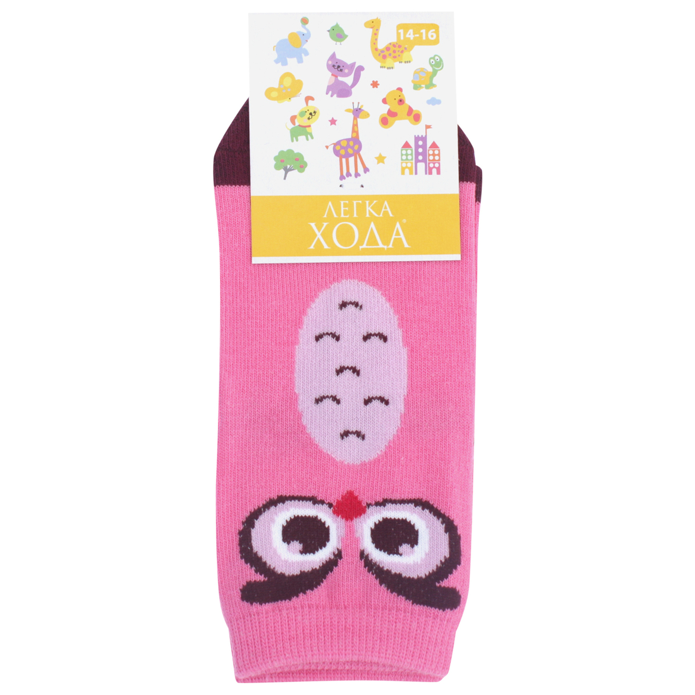 Шкарпетки дитячі Легка хода 9212 рожевий розмір 14-16