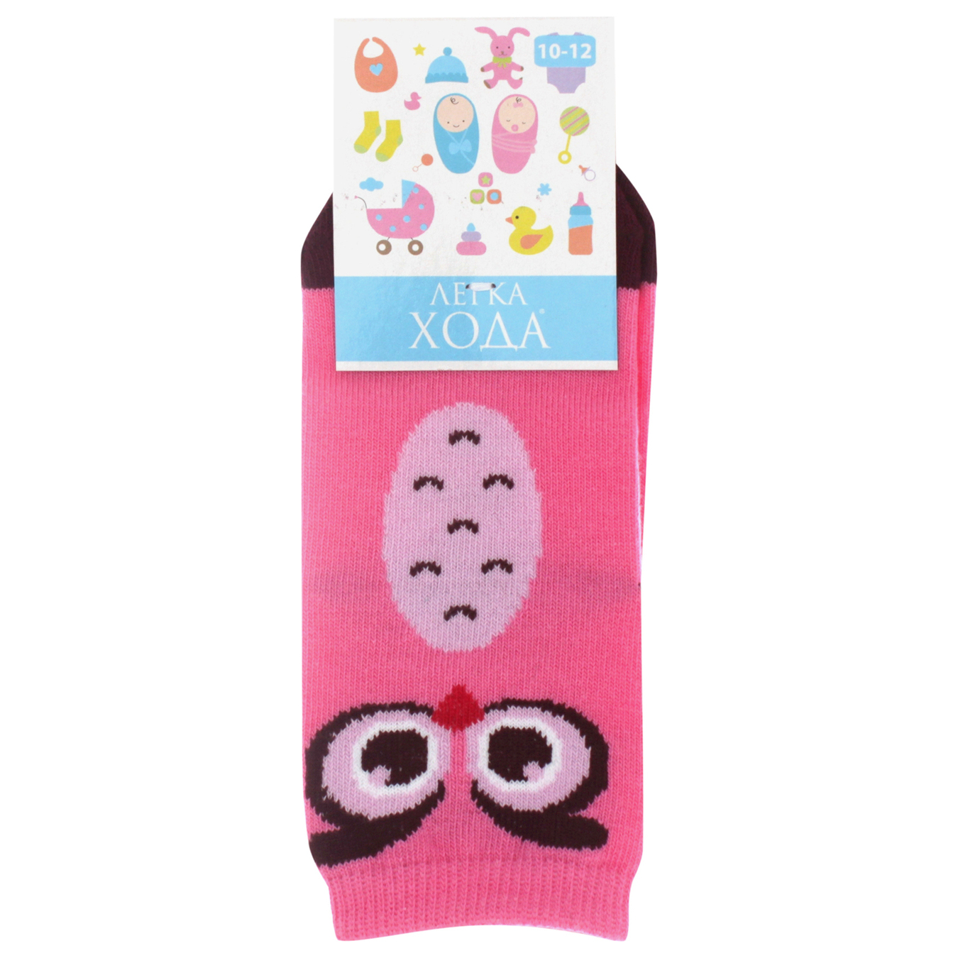 Шкарпетки дитячі Легка хода 9212 рожевий розмір 10-12