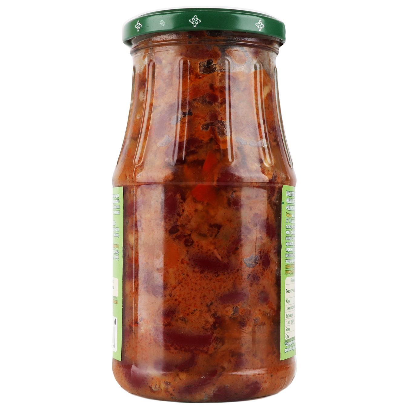 Veres beans with meat Mexican style chili con carne 510 g glass 3