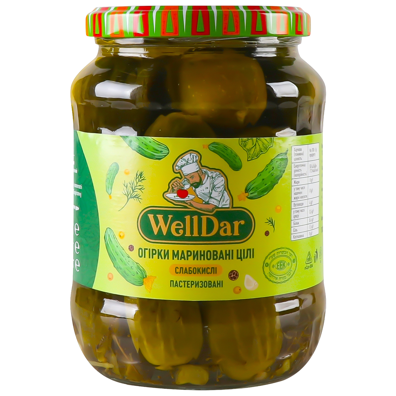 WellDar pickled cucumbers 720 ml 4