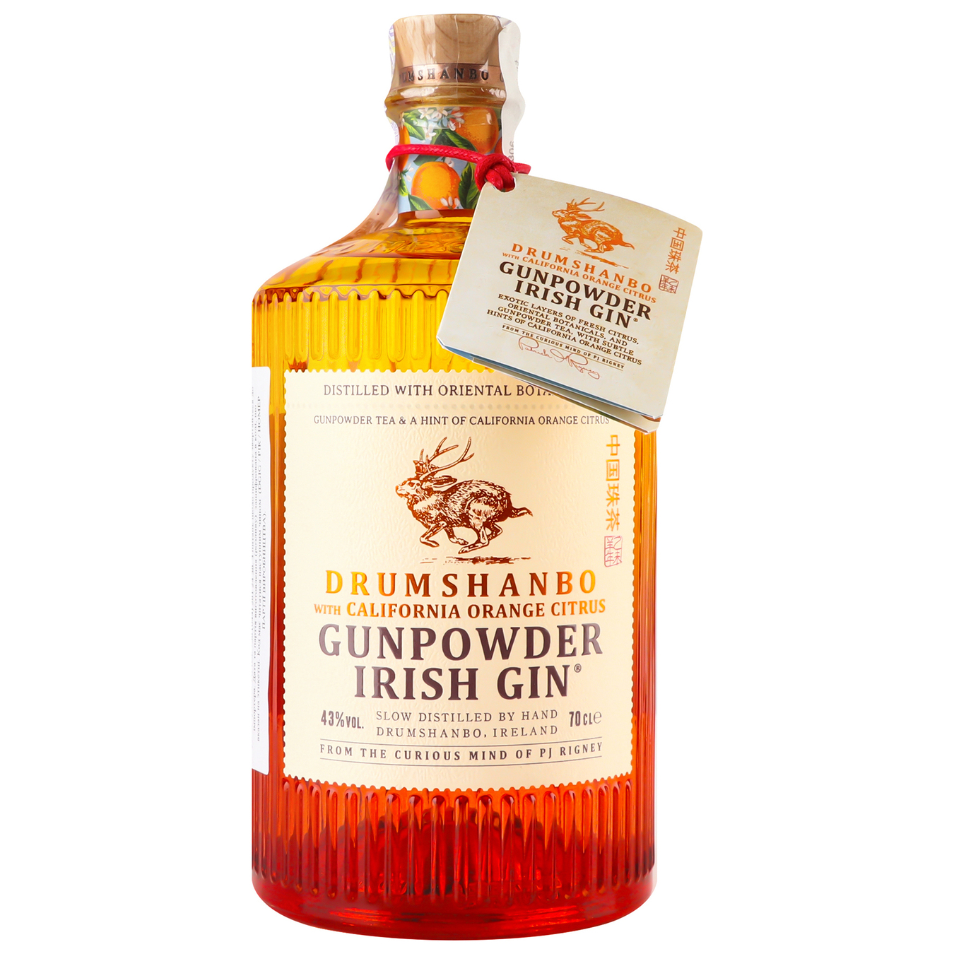 Gin Dramshambo Gunpowder Irish California Orange 43% 0.7l