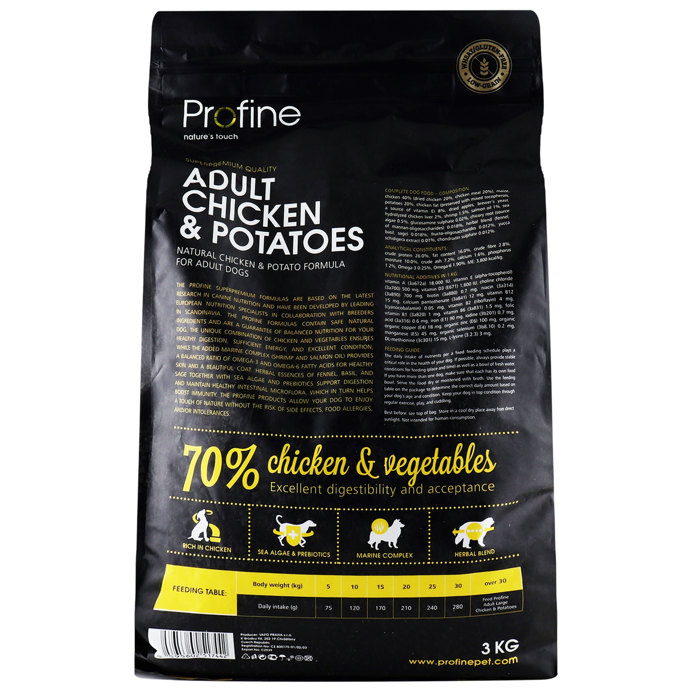 Dry dog food Profine with chicken and potatoes 3 kg 2