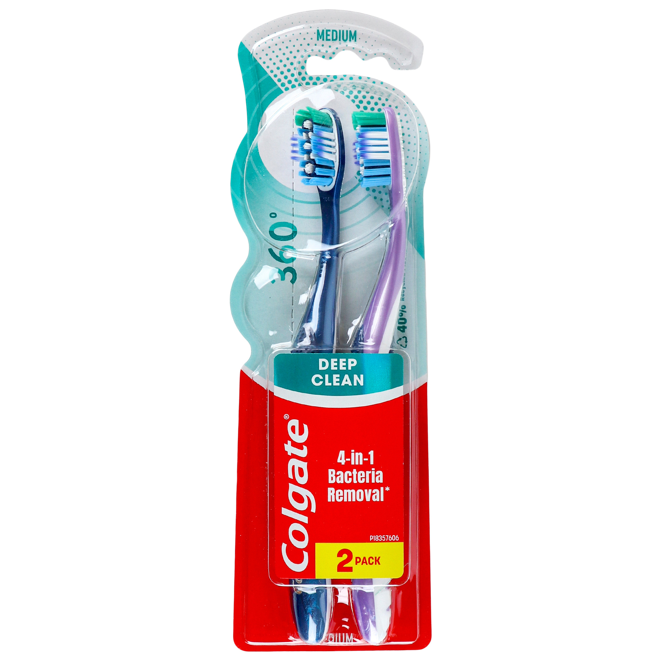 Toothbrush Colgate 360 super clean of the entire oral cavity of medium hardness