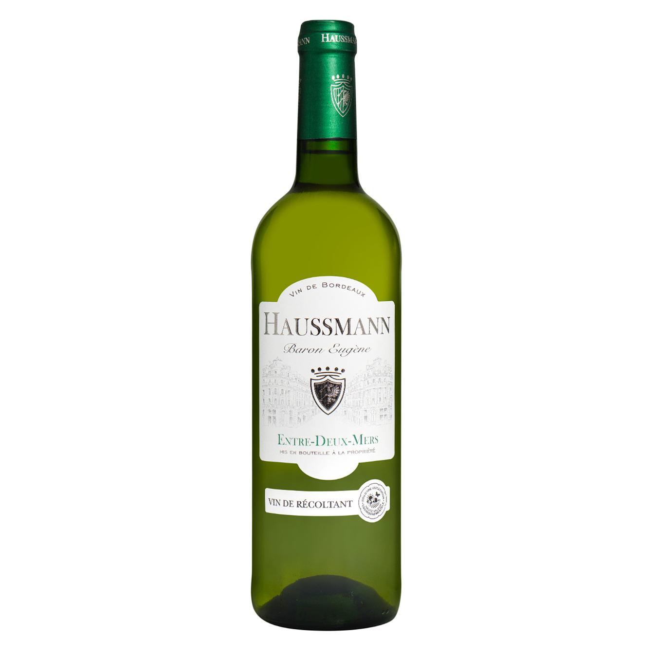 Wine Haussmann Baron Eugene Bordeaux Deux Mers white dry 12% 0.75 l