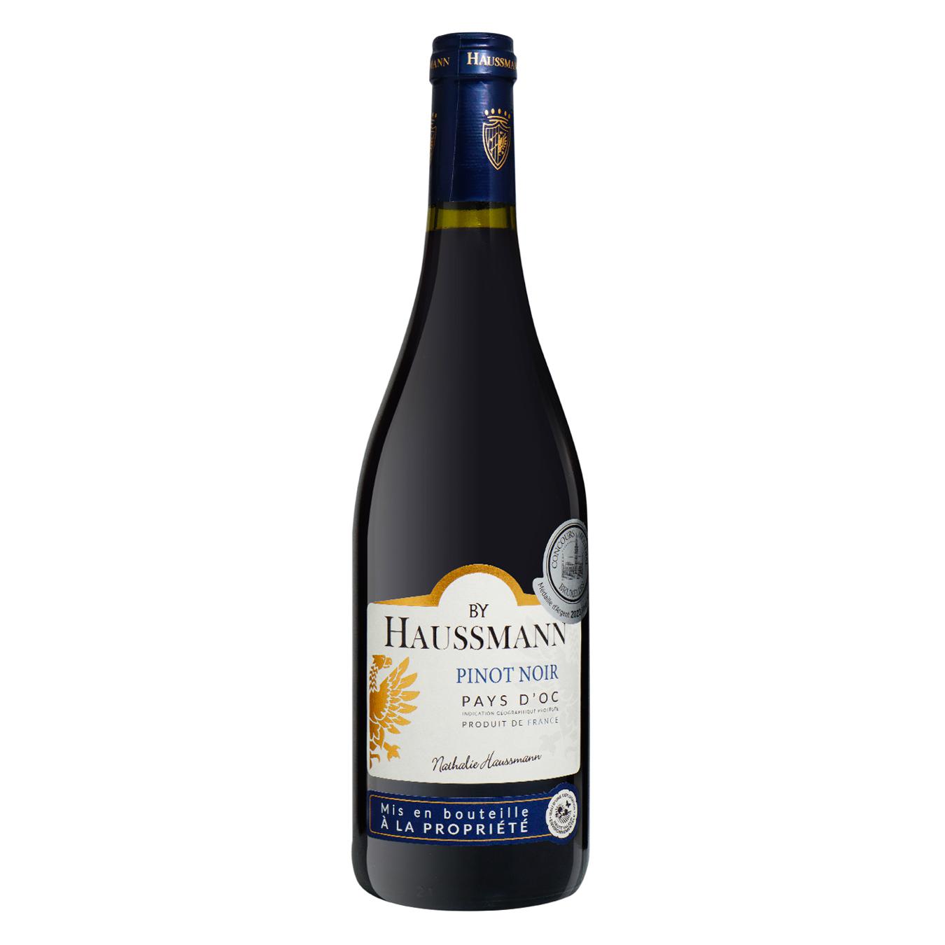 Вино Haussmann Pinot Noir червоне сухе 12,5% 0,75л
