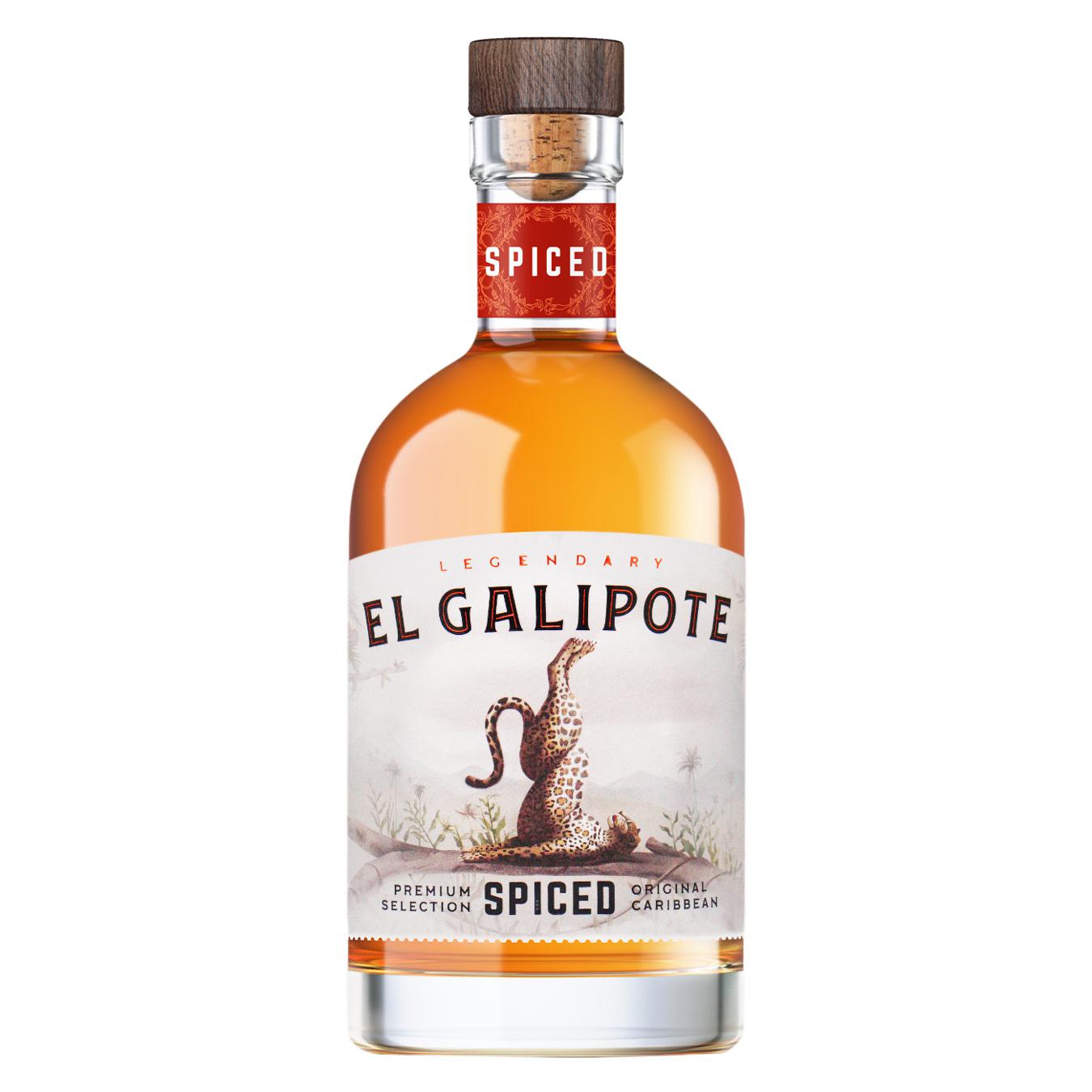 Alcoholic drink El Galipote Spiced Spirit drink 35% 0.7 l