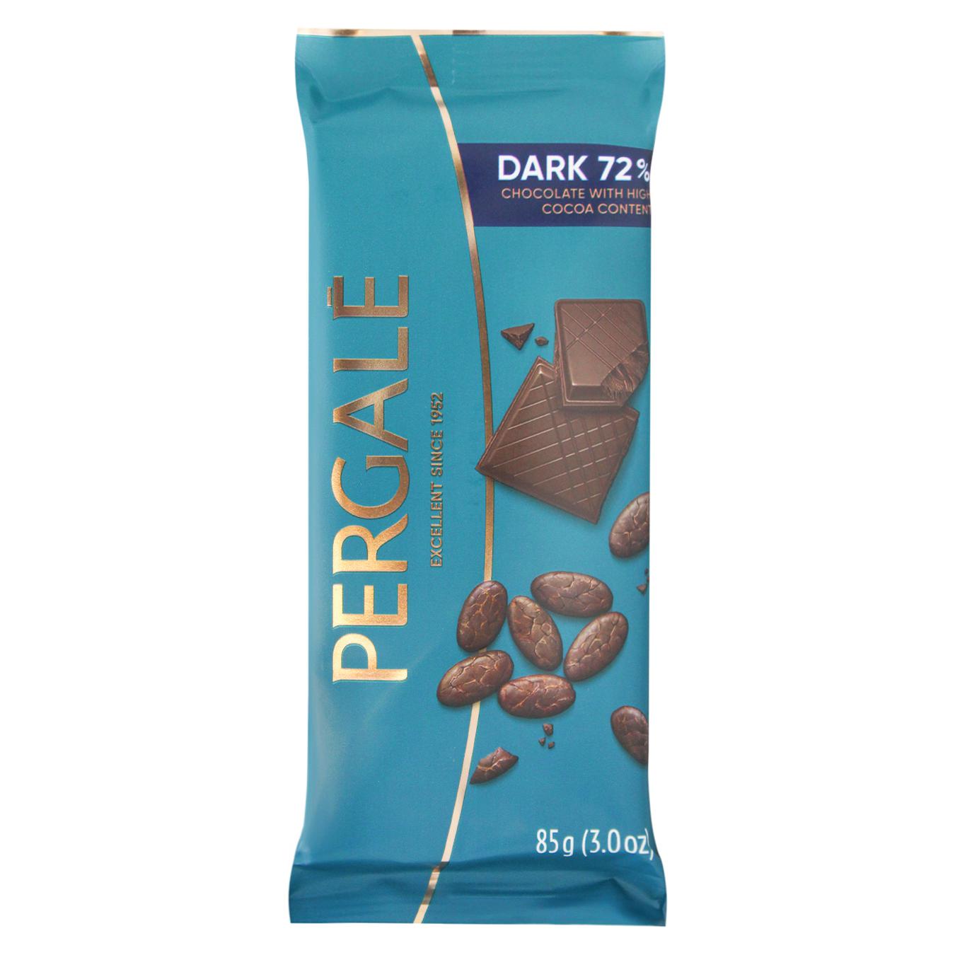 Шоколад Pergale чорний 72% 85г