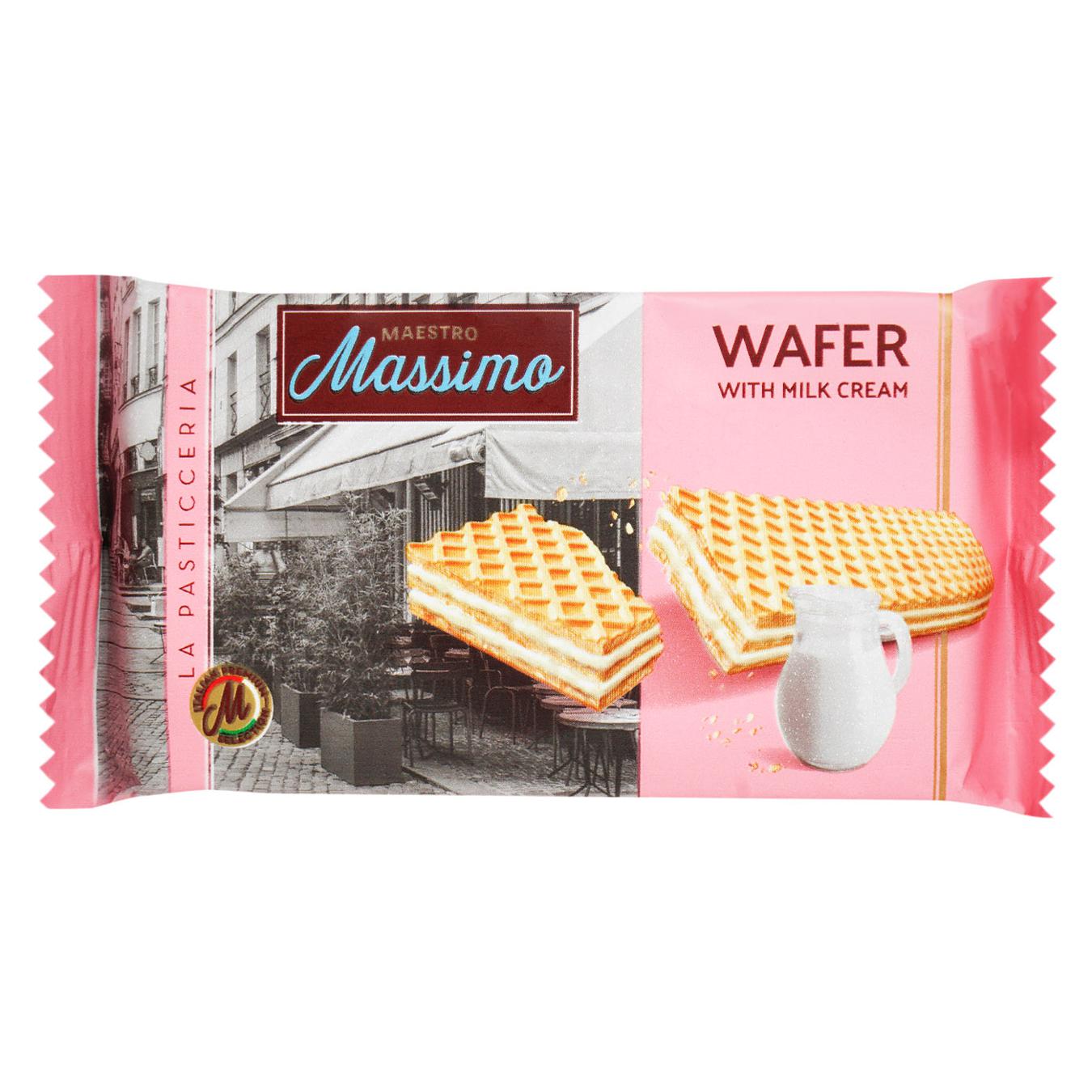 Wafer Maestro Massimo milk flavor 45g