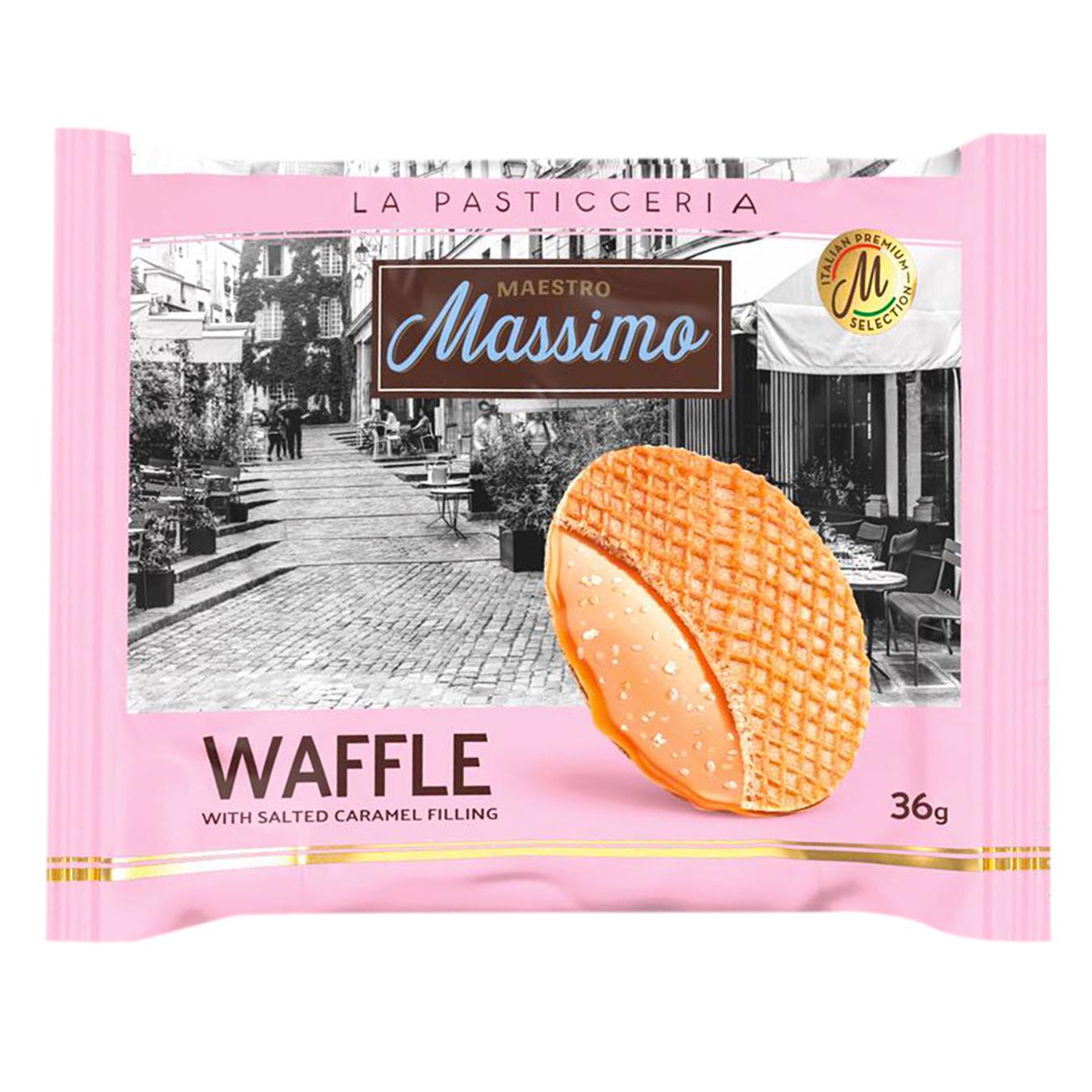 Maestro Massimo caramel waffles 36g