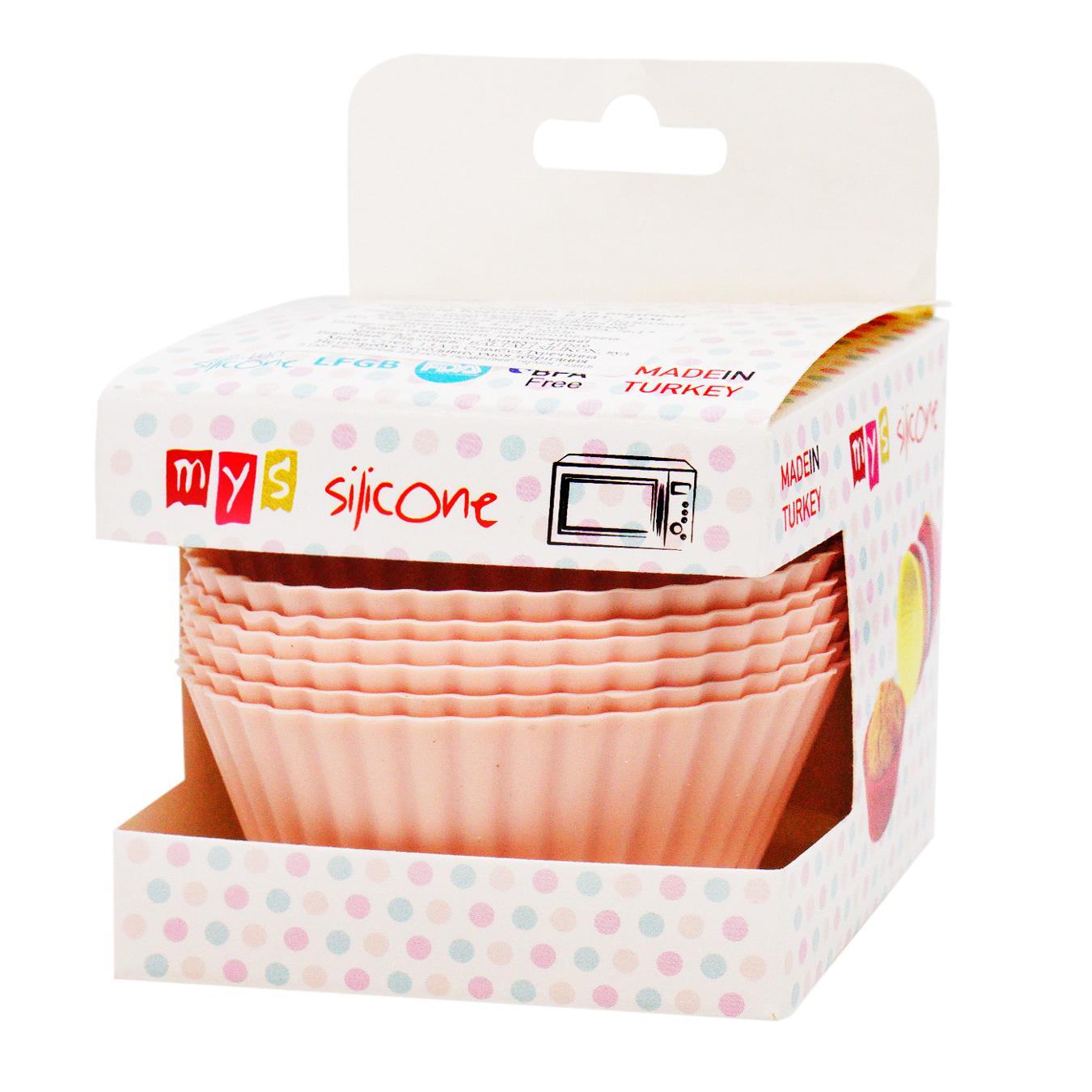 Form MYS Silicone basket for baking 6 pcs. 7 cm
