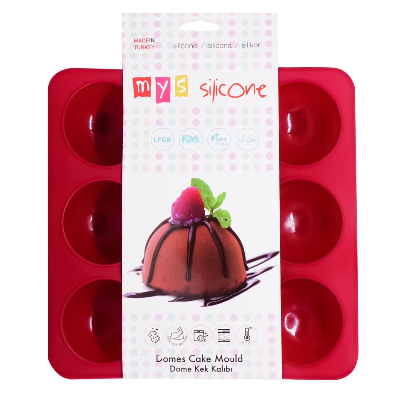 Form MYS Silicone dome for baking cupcakes 9 pcs