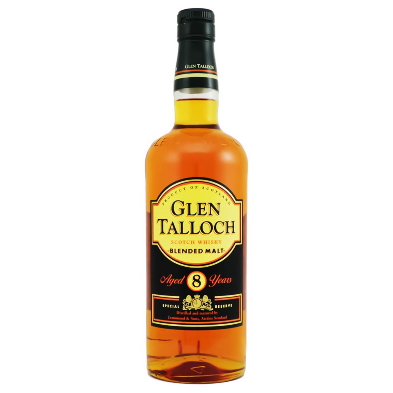 Whiskey Glen Talloch Pure Malt 8 years. 40% 0.7 l