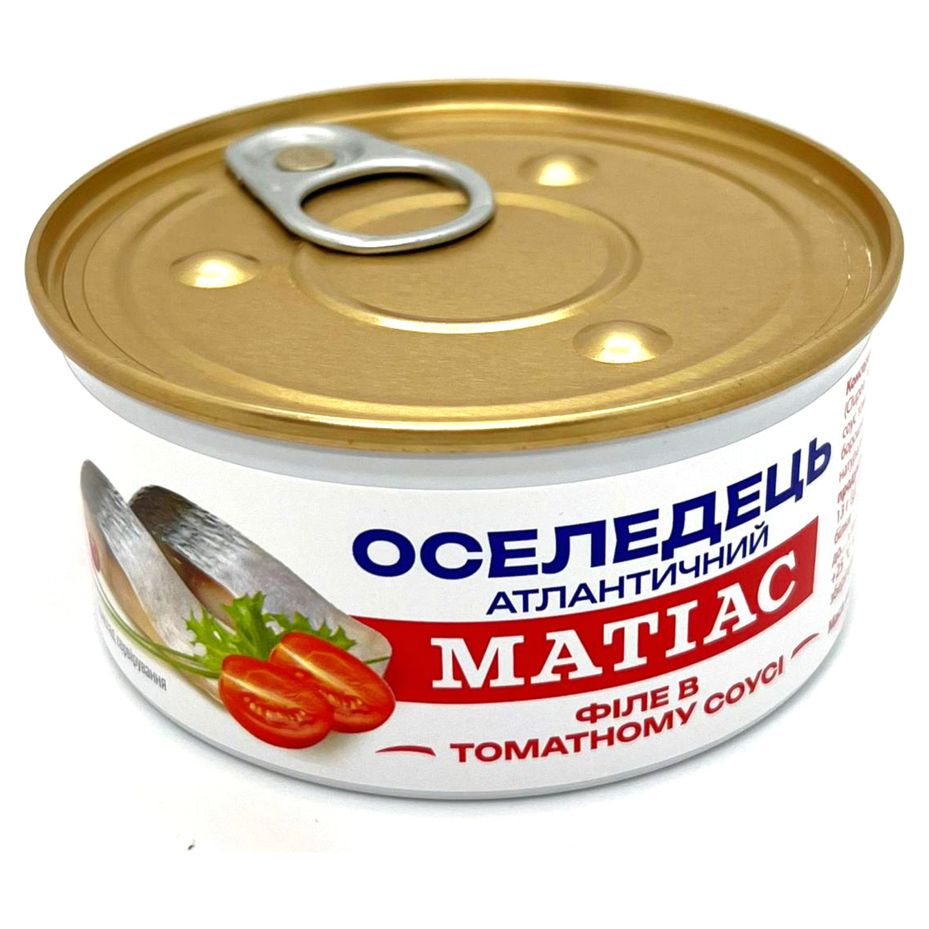 Сельдь Banga атлантический Матиас филе в томатном соусе 180г
