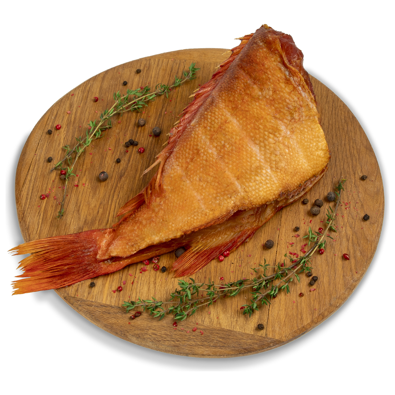 Cold-smoked pike perch of our own production