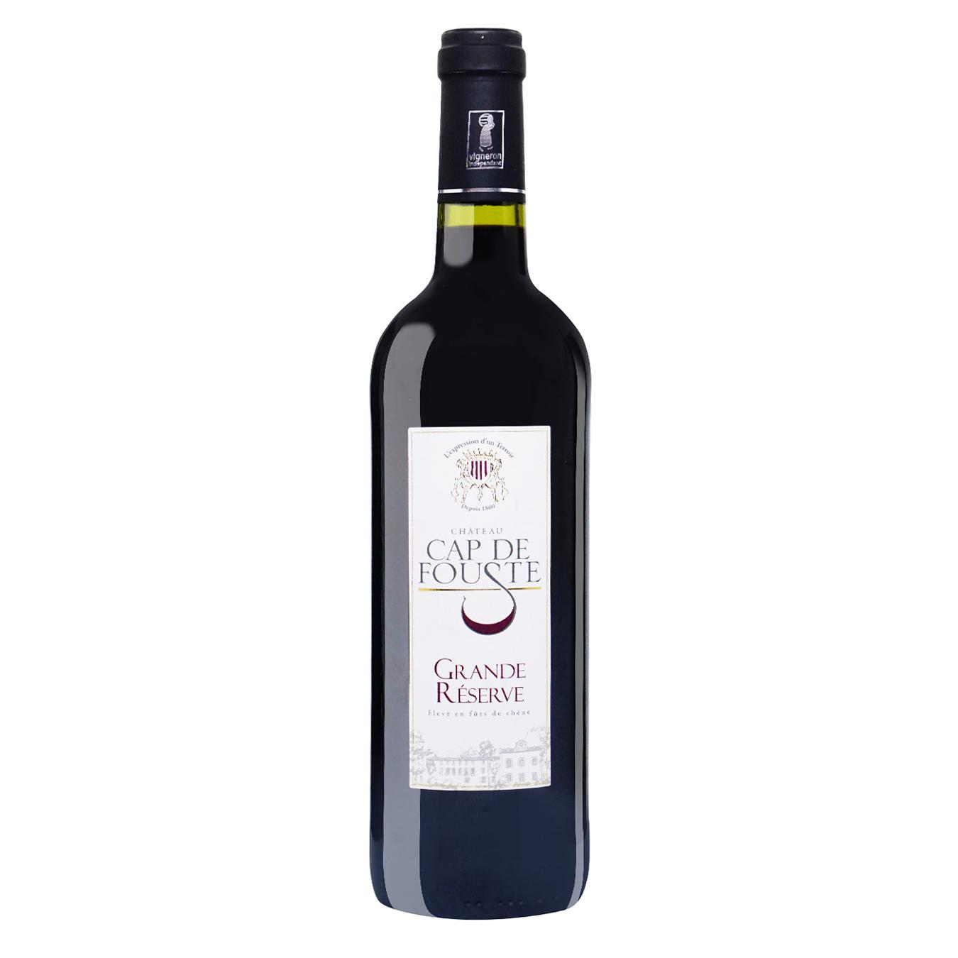 Chateau Cap de Fouste Grande Reserve Cotes du Roussillon red dry wine 13% 0,75