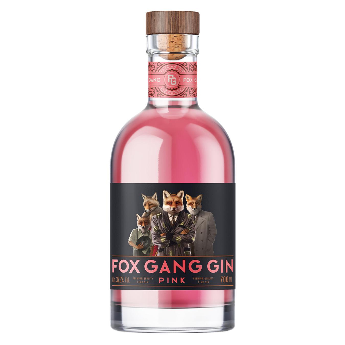 Джин Fox Gang Pink 37,5% 0,7л