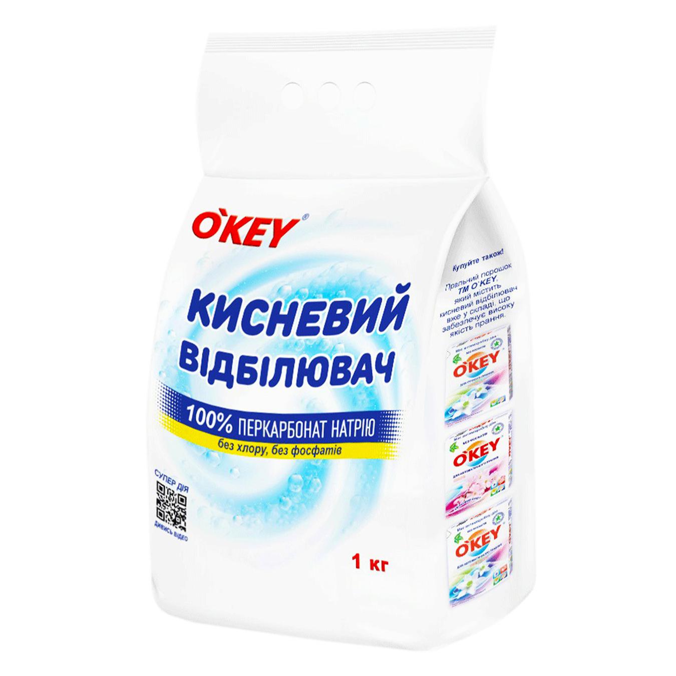 O`Key bleach for white clothes oxygen 100% 1kg
