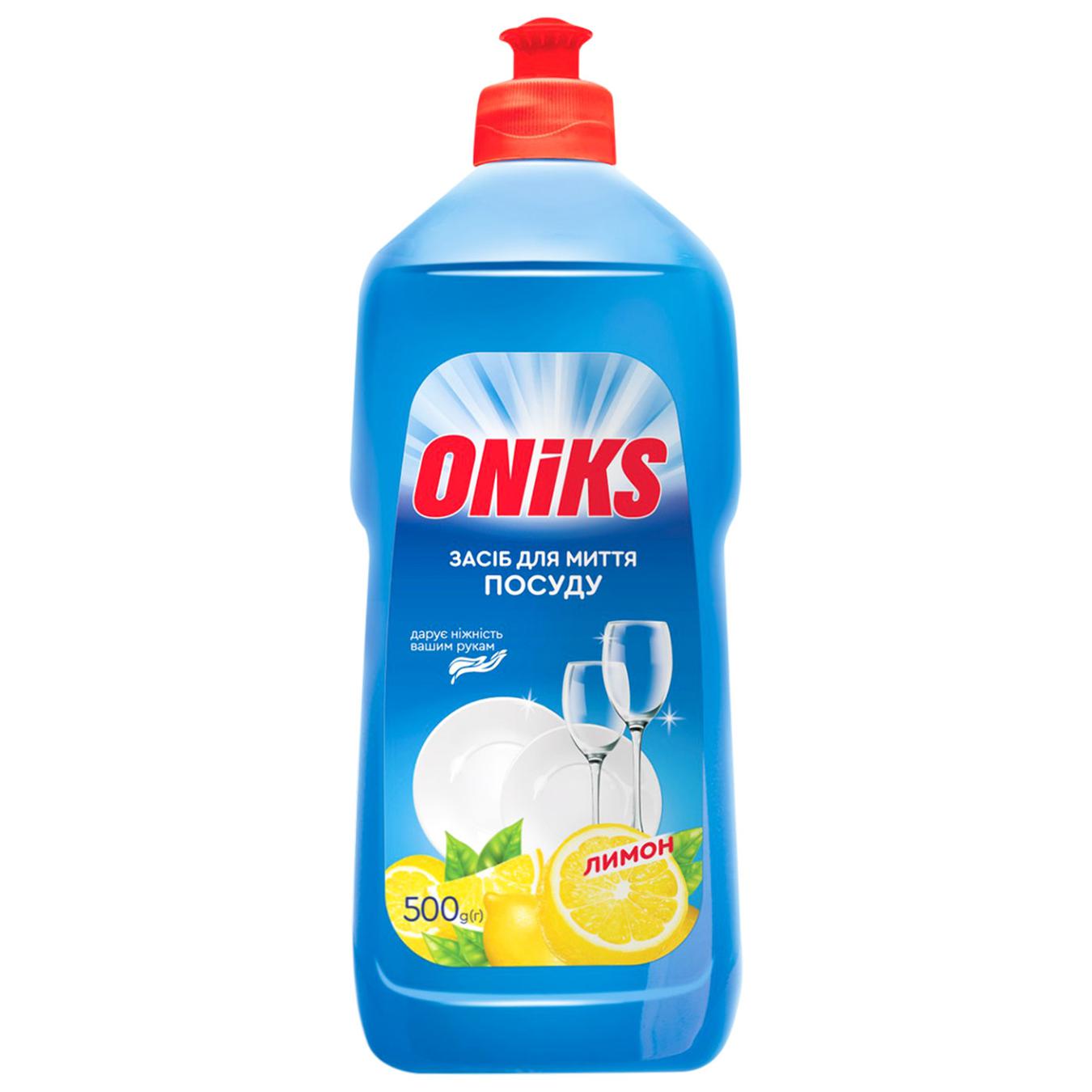 Dishwashing detergent Oniks lemon 500 ml