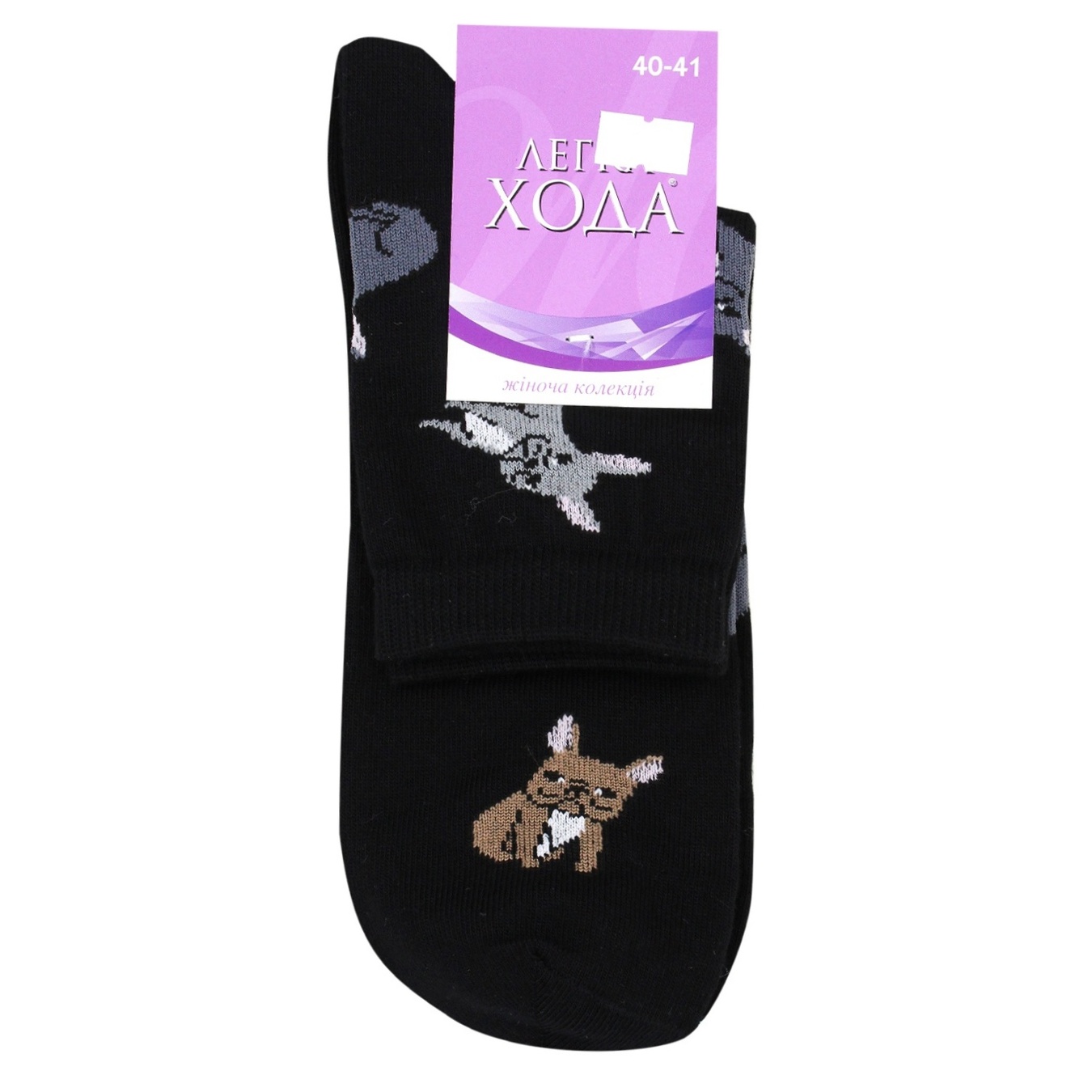 Women's socks Easy walk 5422 size 27 black