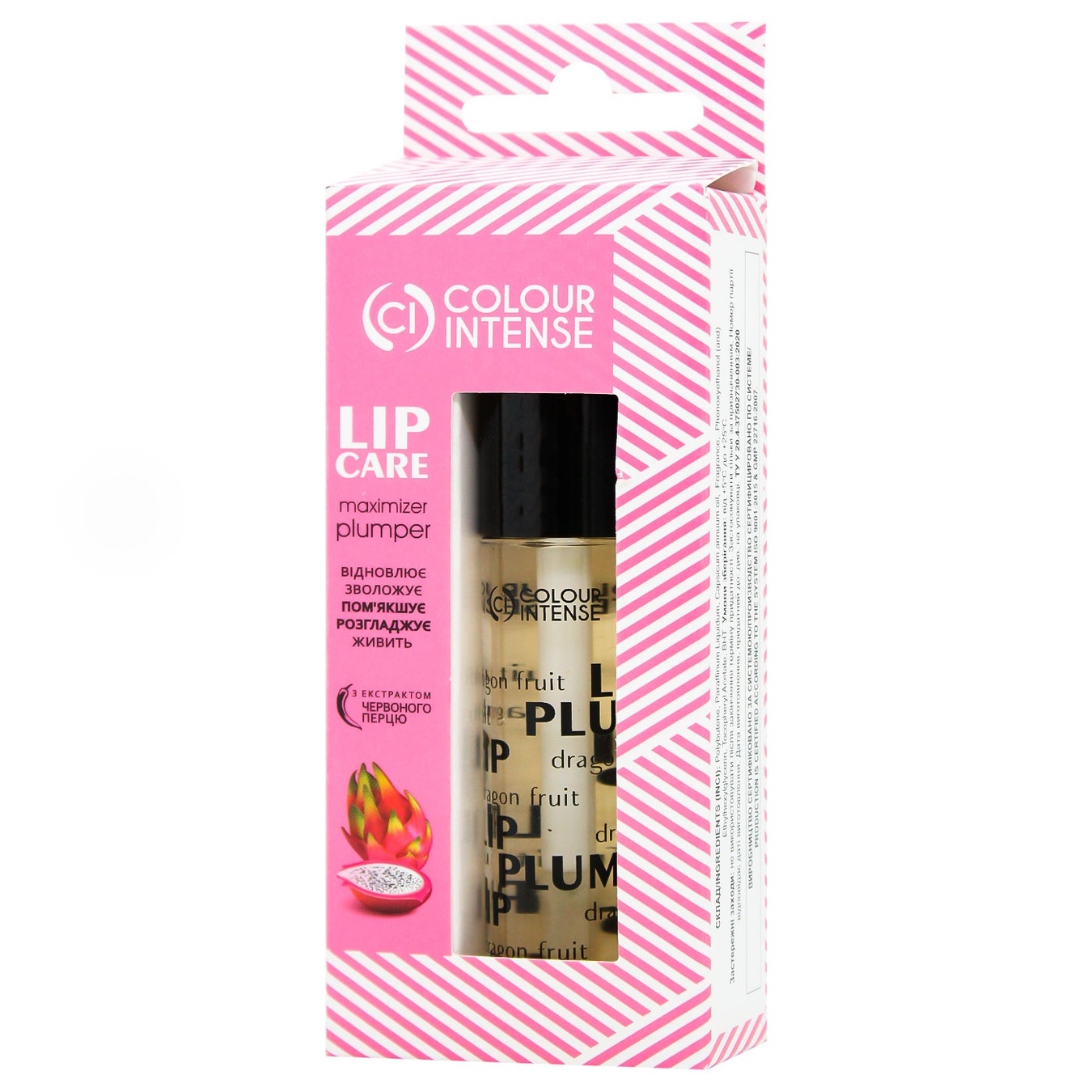 Color Intense gloss to increase the volume of lips Lip Care No. 6 Pitaya CI 6ml