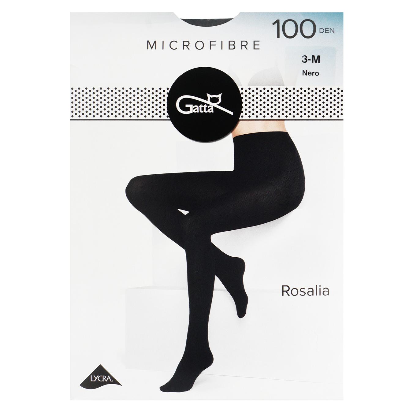 Women's tights Gatta Rosalia 100den nero size 3