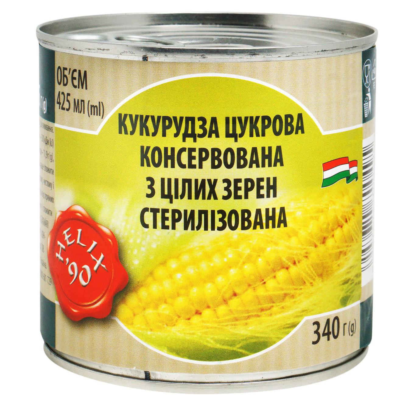 Corn HELIX super sweet canned iron can 425 ml