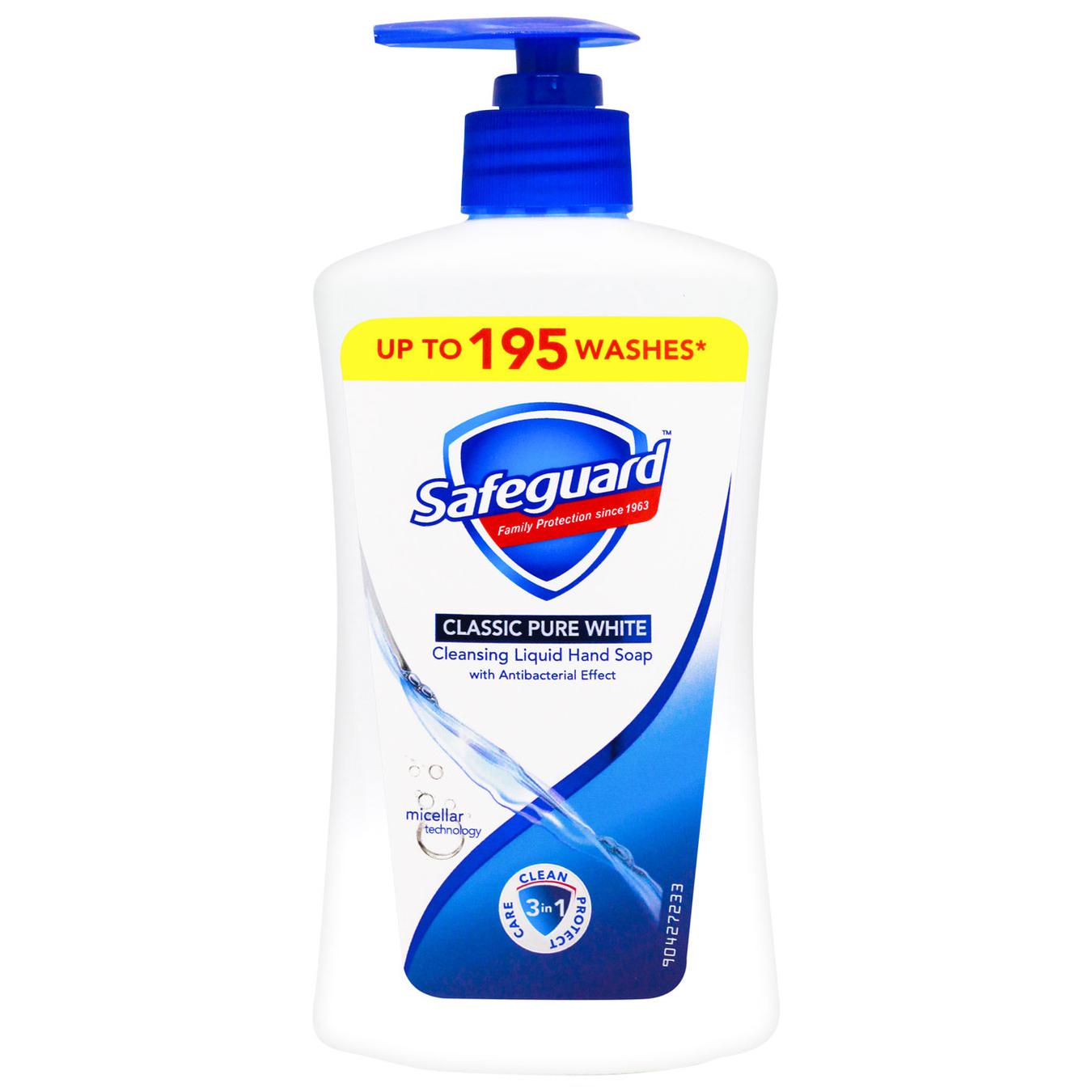 Liquid soap Safeguard classic bright white 390 ml