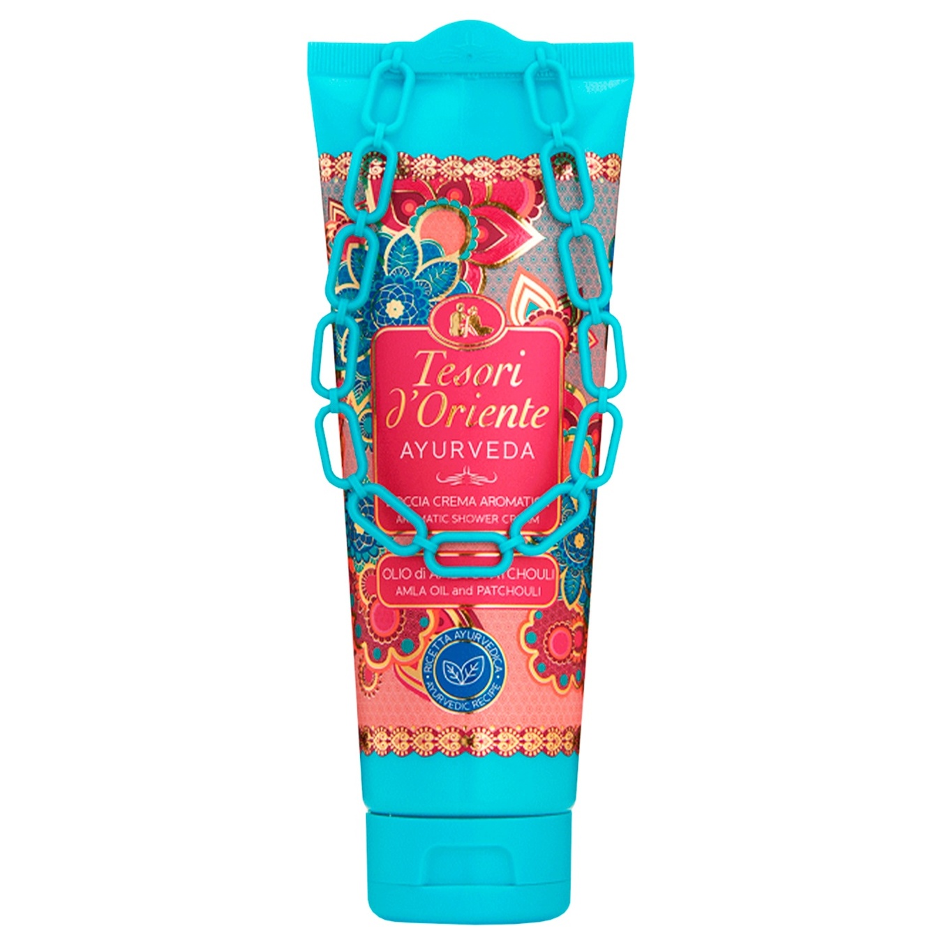 Cream-gel Tesori d'Oriente for shower perfumed with Ayurveda, amla oil and patchouli 250 ml
