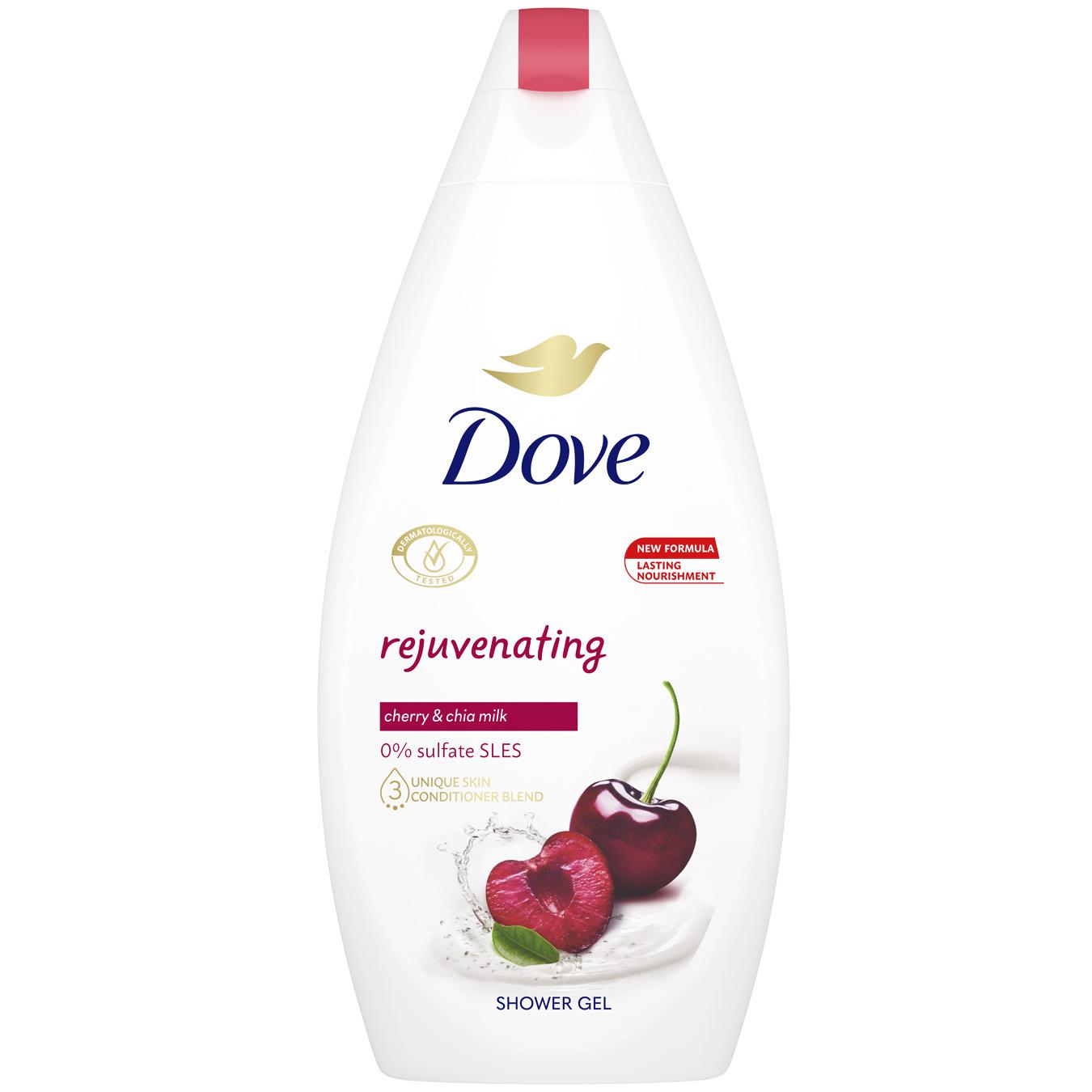 Shower gel Dove rejuvenating cherry and chia milk 450 ml
