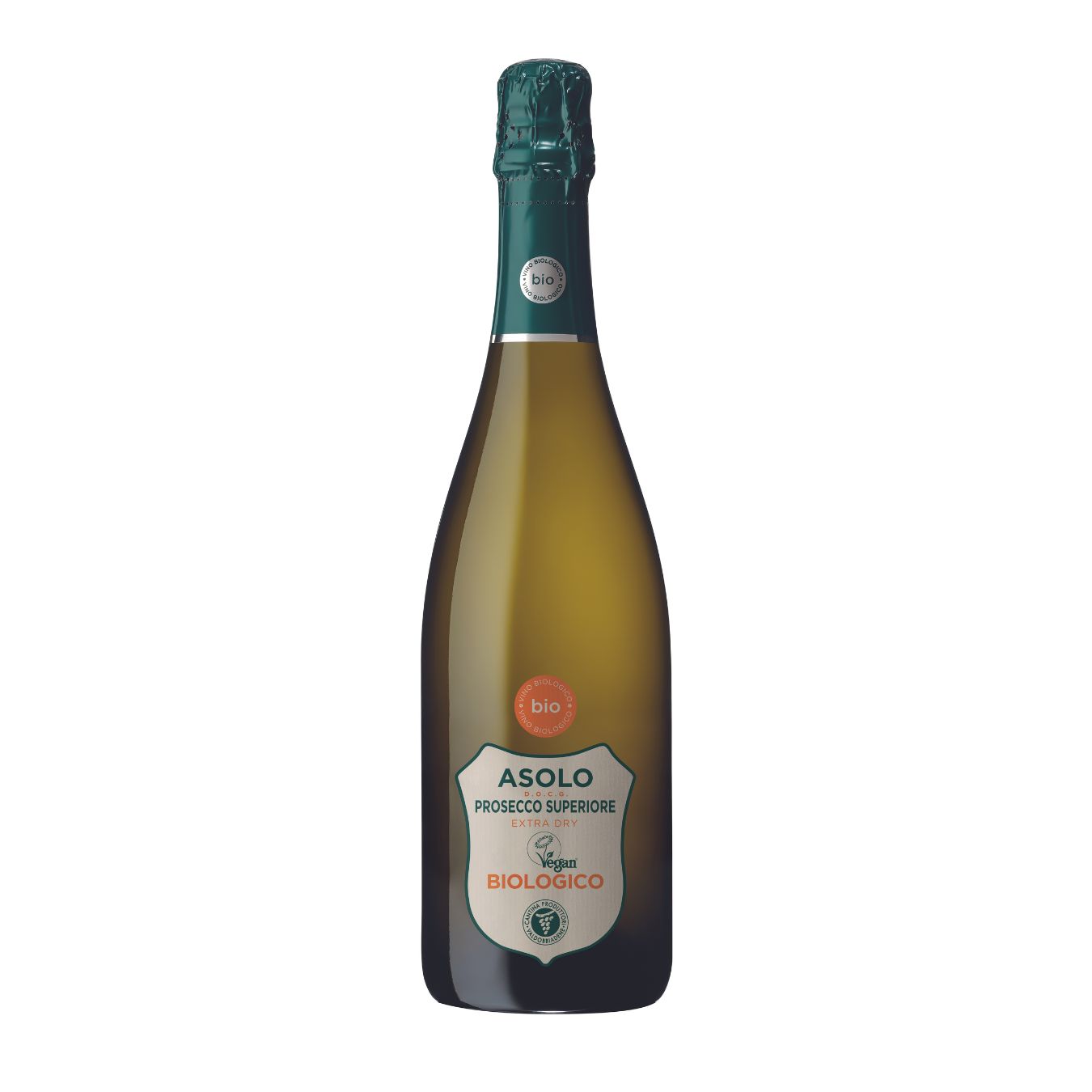 Вино игристое Val D'oca Prosecco Vegan белое экста сухое 11,5% 0,75л