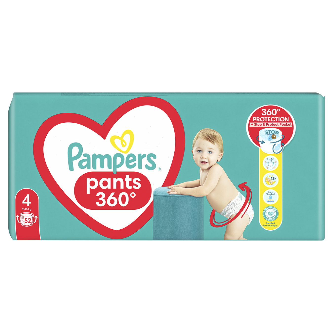 Pampers Pants Size 4 Diapers 9-15kg 52pcs