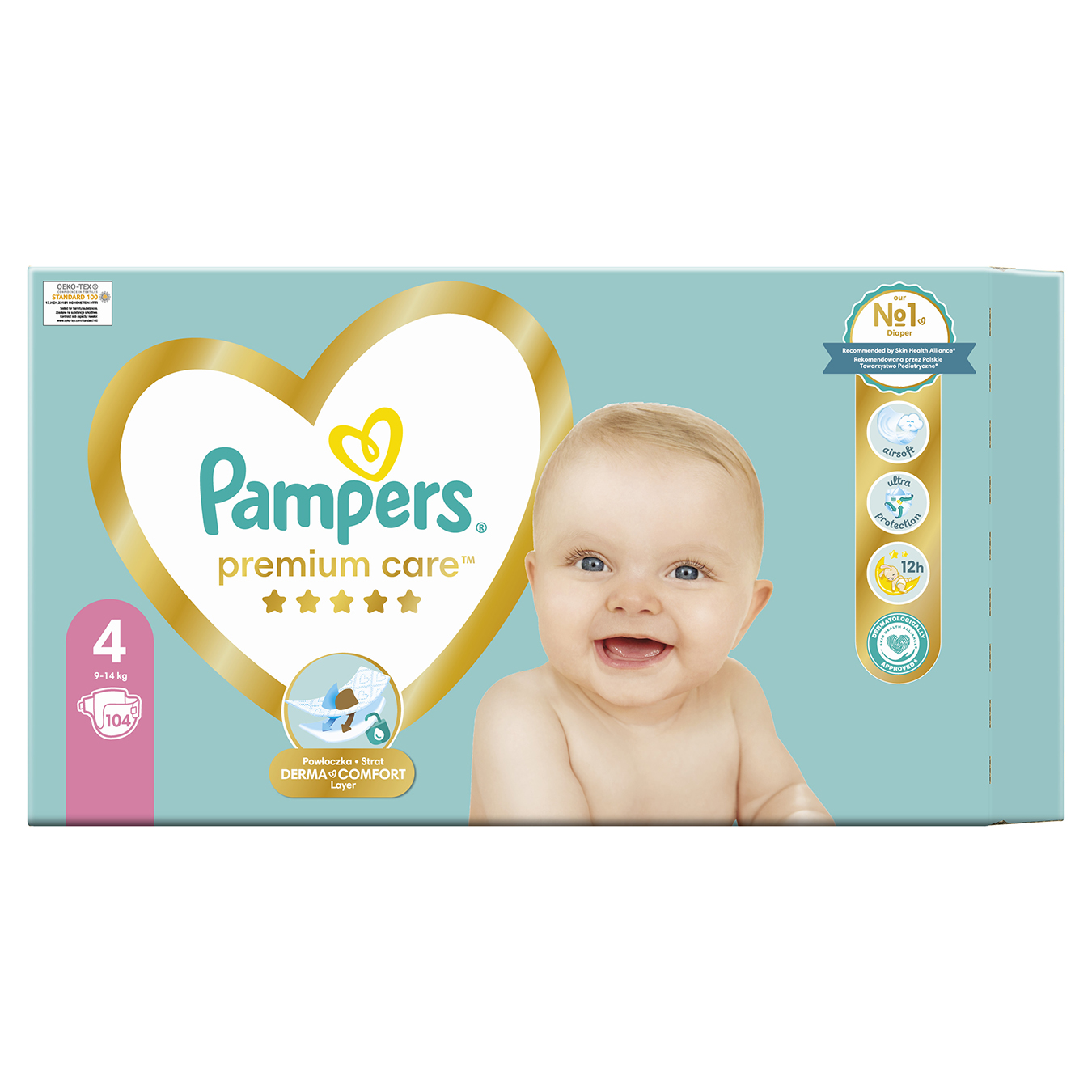 Baby diapers Pampers Prem Care Maxi Mega series 104 pcs