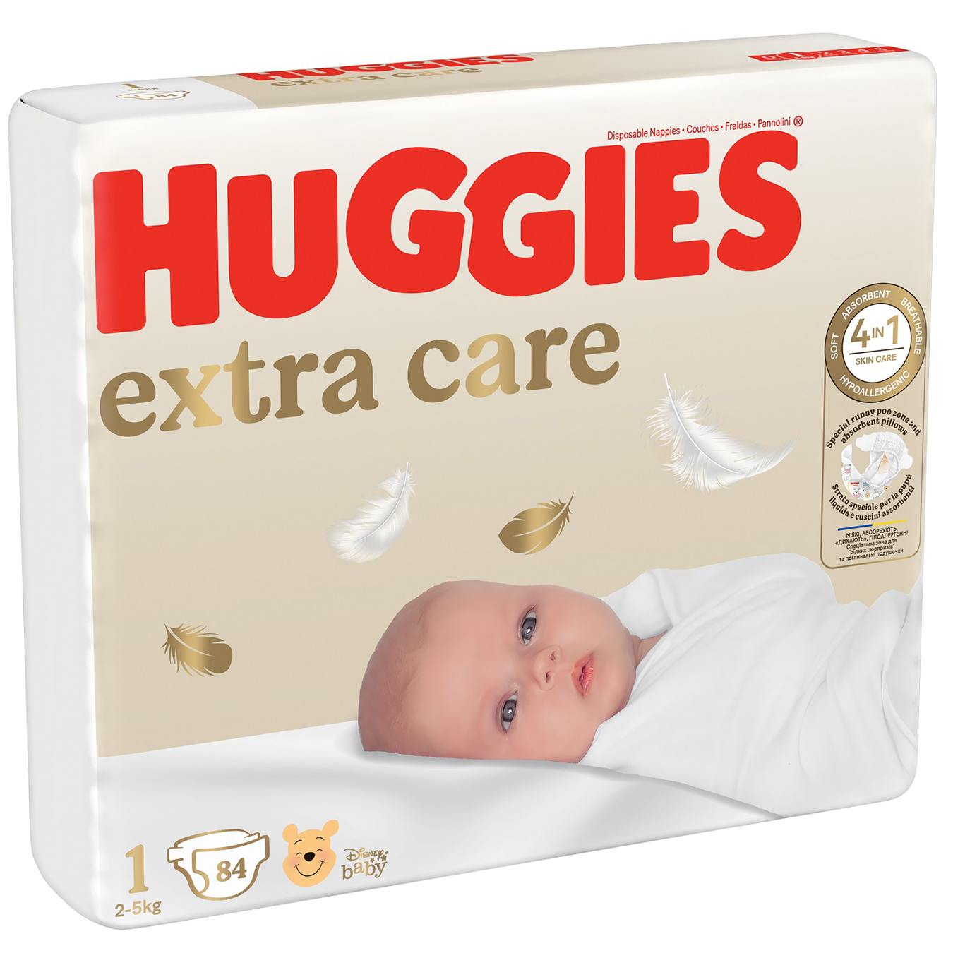Підгузки Huggies Elite Soft Mega 1 2-5кг 84шт 2