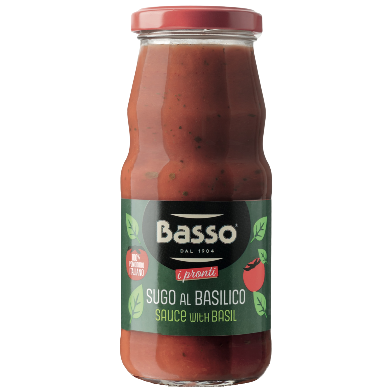 Basso basil sauce 360g