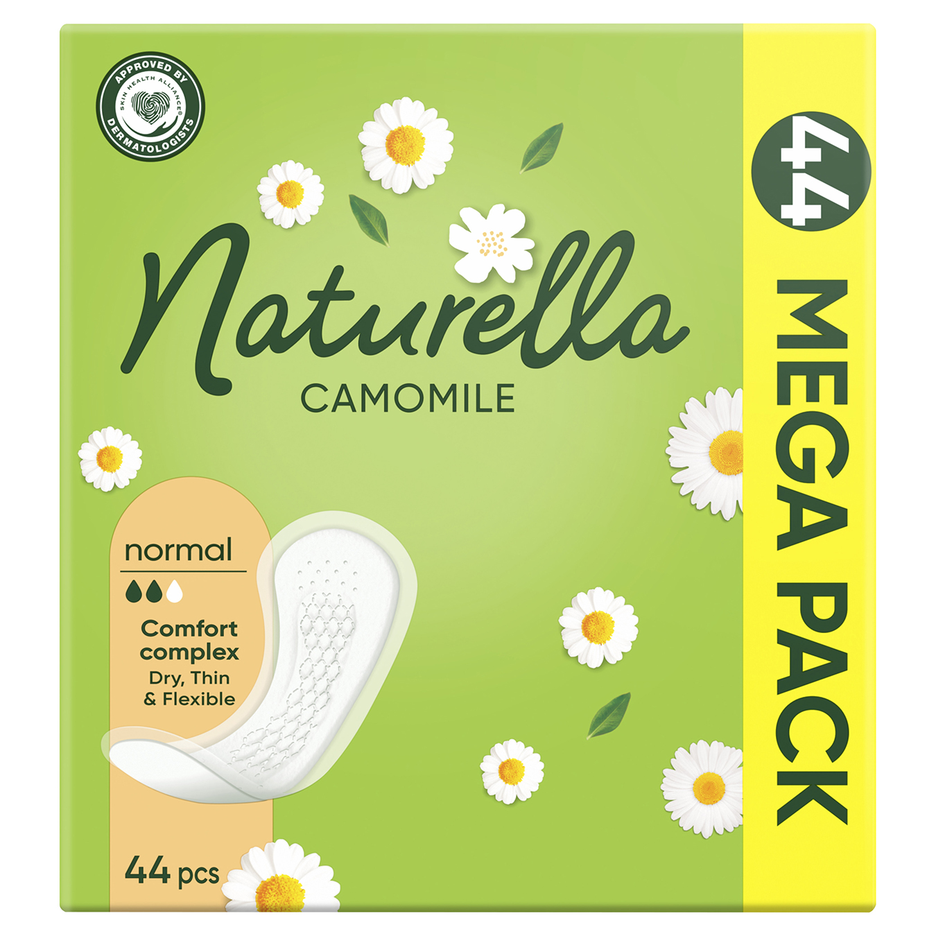 Прокладки ежедневные Naturella camomile normal trio ароматизированные 44шт