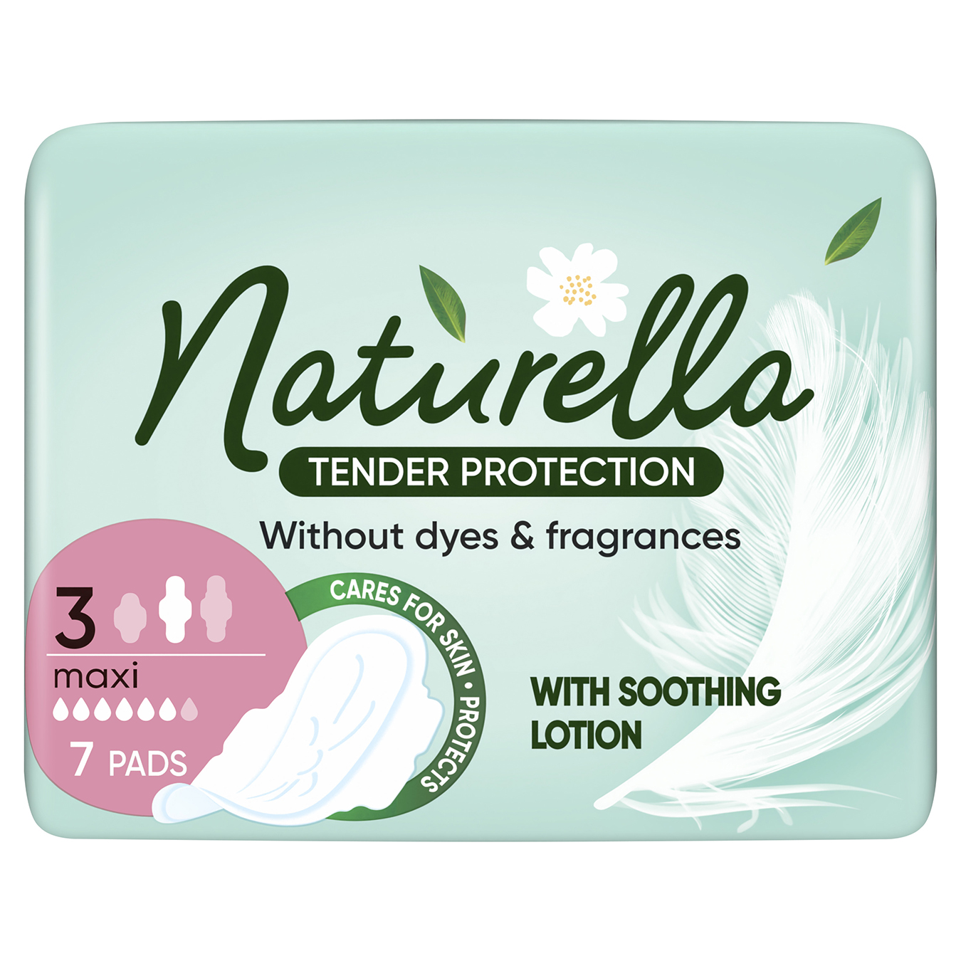 Hygienic pads Naturella ultra gentle protection maxi single 7 pcs