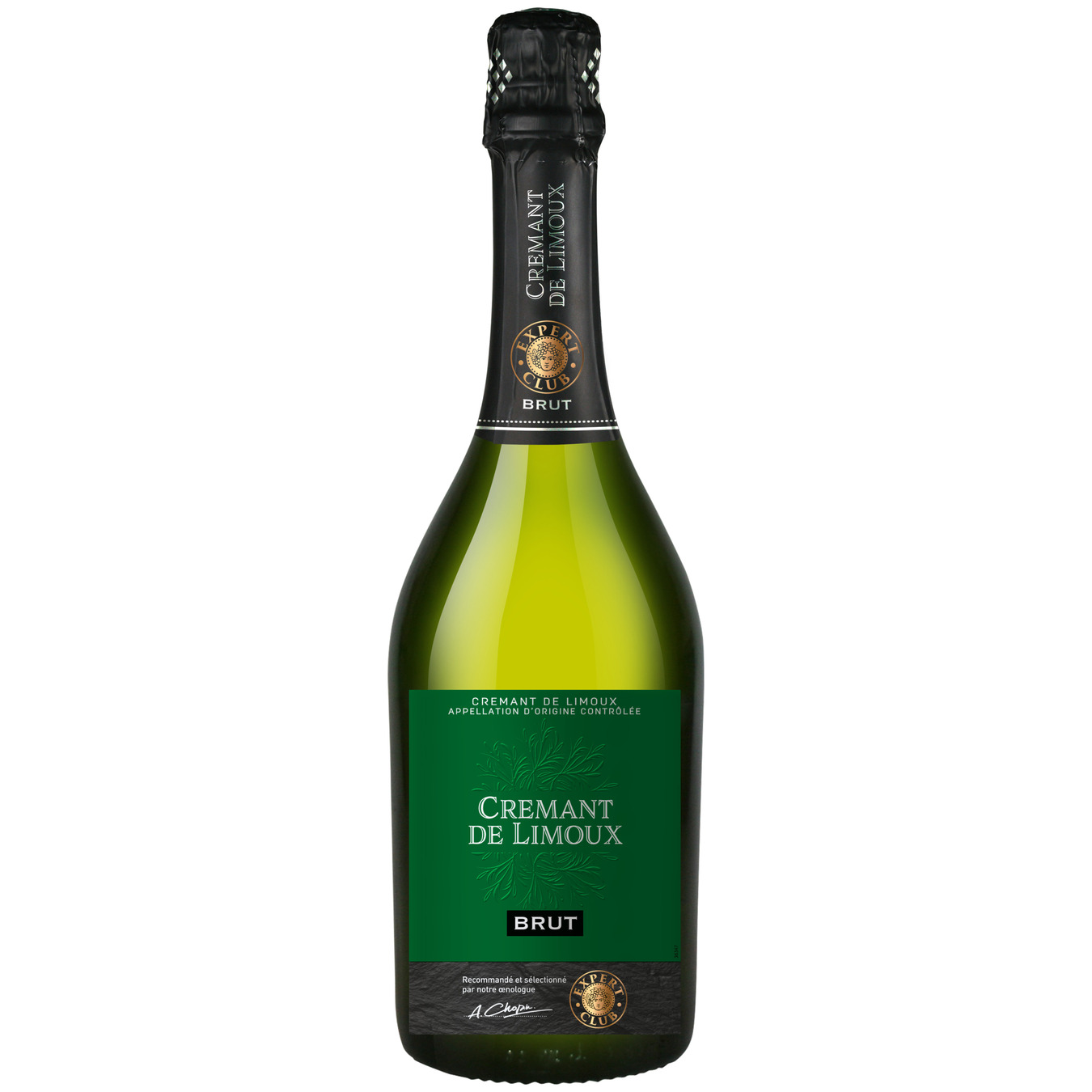 Sparkling wine Expert Club Cremant de Limoux white dry 12.5% 0.75 l