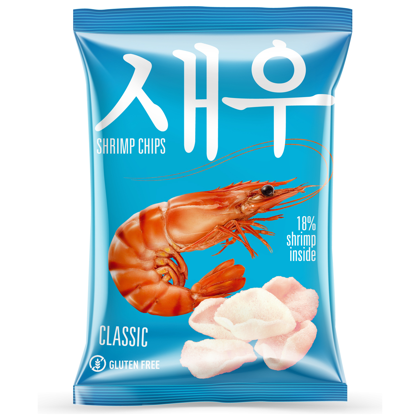 Чипсы креветочные Shrips оригинальные 50г