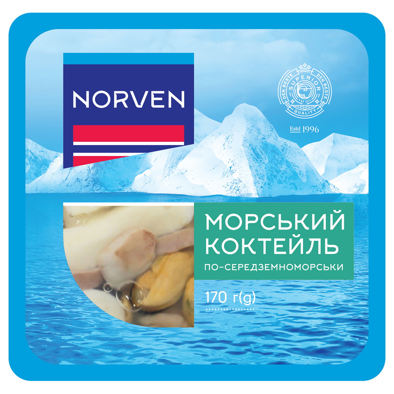 Коктейль морський Norven По-середземноморськи 170г
