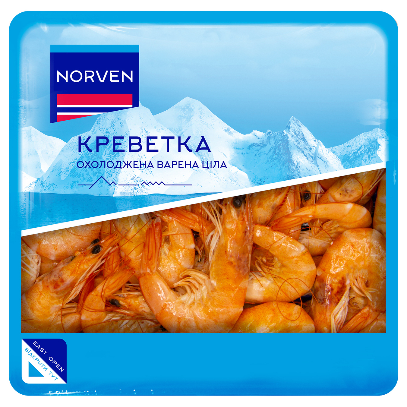 Norven Shrimp 40-50 Boiled Chilled Vacuum Packing 400g