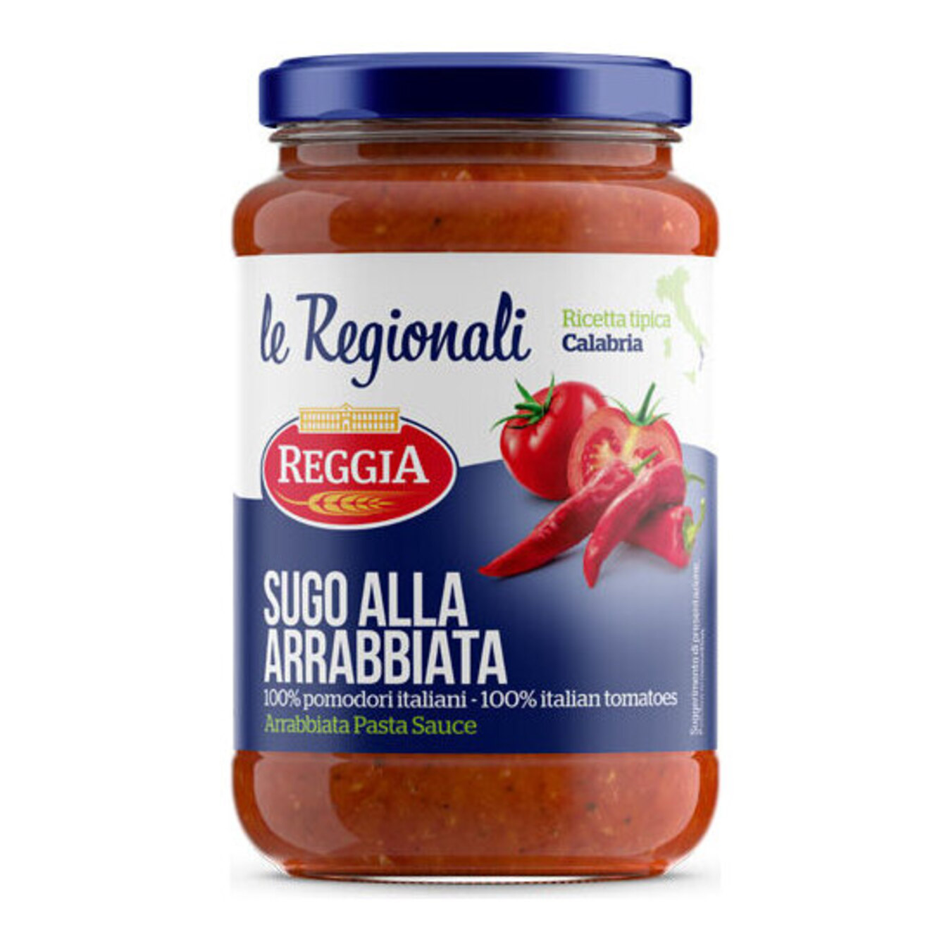 Tomato sauce Reggia Arrabbiata glass 350g