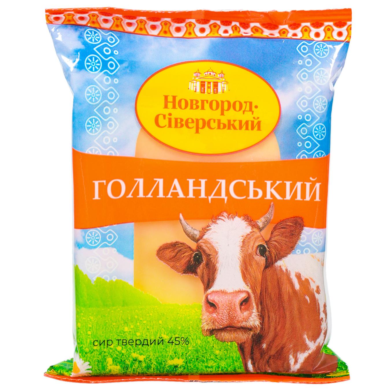 Hard cheese Novgorod-Siversky Dutch 45%