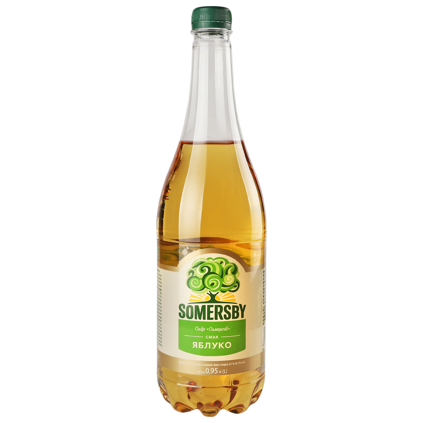 Сидр Somersby Яблуко 4.7% 0.95л